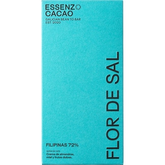 ESSENZO CACAO Flor de Sal 72% cocoa chocolate from the Philippines tablet 80 g