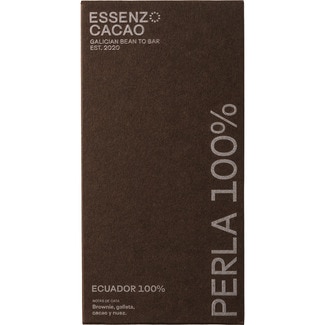 ESSENZO CACAO pearl chocolate 100% cocoa from Ecuador tablet 80 g