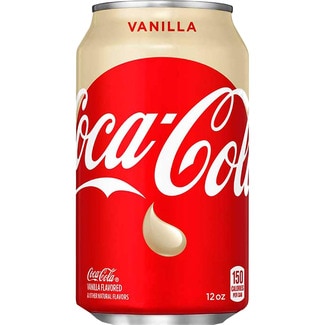 COCA-COLA Vainilla refresco de cola sabor vainilla lata 355 ml