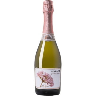 BOTANI vino blanco seco espumoso 100% moscatel de Alejandría DO Sierras de Málaga botella 75 cl