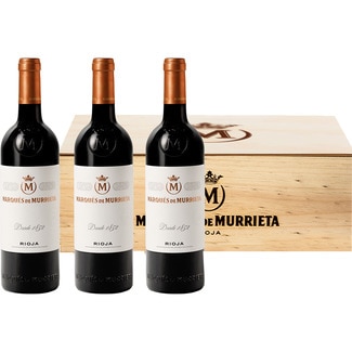 MARQUES DE MURRIETA vino tinto reserva DOCa Rioja Estuche 3 botellas 75 cl