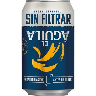EL AGUILA SIN FILTRAR special lager tin 33 cl