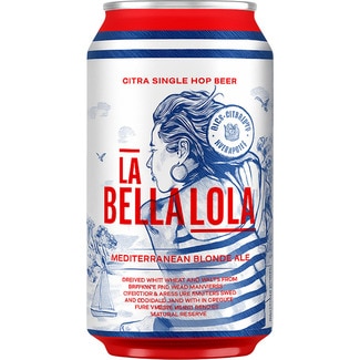 LA BELLA LOLA Pale Ale craft lager from Catalonia tin 33 cl