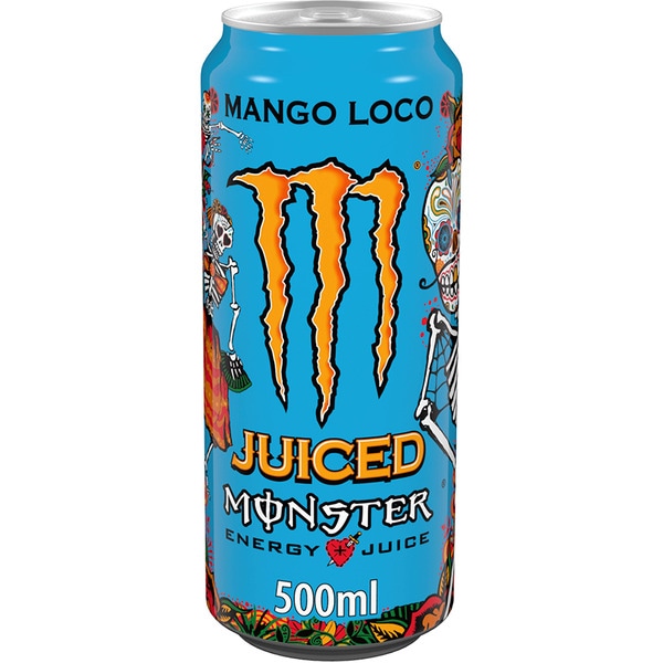 Mango Loco Energydrink mit Taurin und Ginseng Dose 50 cl