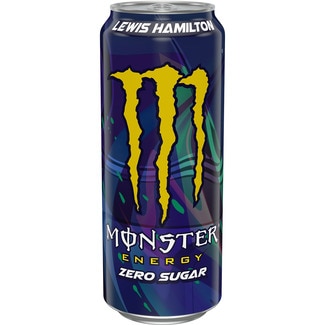 Bebida energética con taurina y ginseng Zero azúcar lata 50 cl Edición Lewis Hamilton - Monster Energy