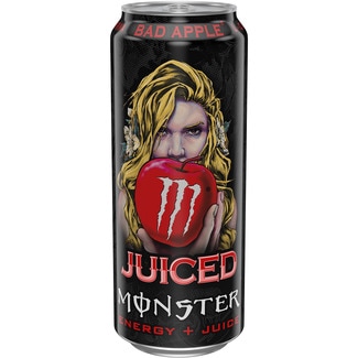 Bebida energética con taurina y ginseng sabor Bad Apple lata 50 cl - Monster Energy