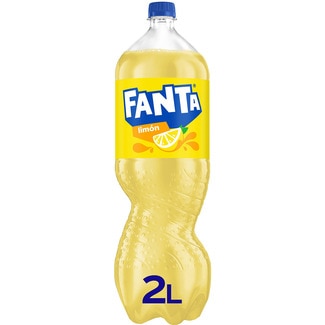FANTA Sparkling lemon soft drink bottle 2 l