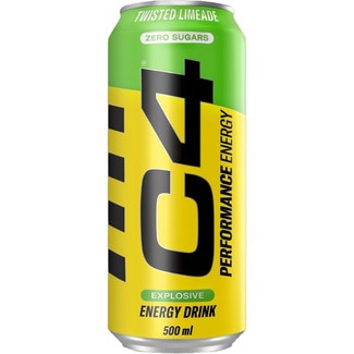 C4 Twisted Limeade Energydrink Explosive Zero Zucker Dose 500 ml