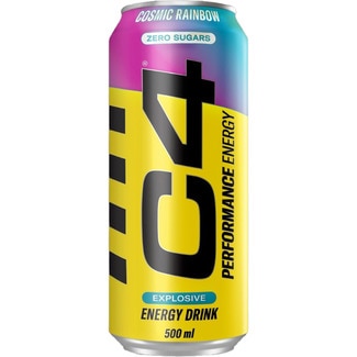 C4 Cosmic Rainbow Explosive energy drink sugar-free tin 500 ml
