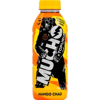MUCHO X TOPURIA mango chao hydrating energy drink bottle 50 cl