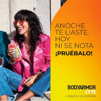 Bebida deportiva sabor cítricos con electrolitos botella 57,5 cl - Bodyarmor Lyte