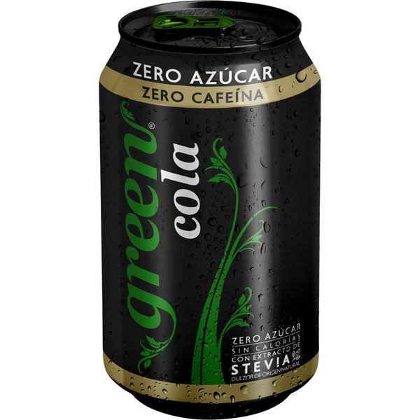 Azýcary zero sugar zero caffeine cola soft drink tin 33 cl