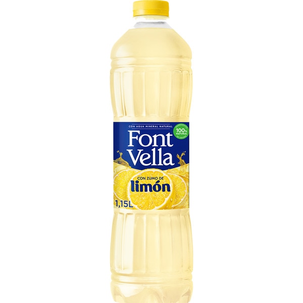 original natural mineral water with lemon juice bottle 1,15 l