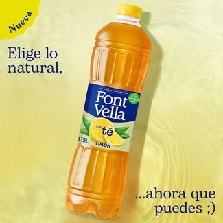 Refresco de té sabor limón botella 1,15 l - Font Vella