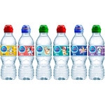 Natürliches Mineralwasser mit schwacher Mineralisierung Flasche 33 cl mit Sport-Verschluss (verschiedene Figuren, je nach Verfügbarkeit)