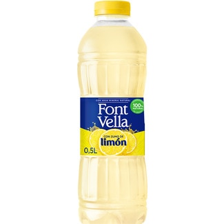 FONT VELLA original natural mineral water with lemon juice bottle 50 cl