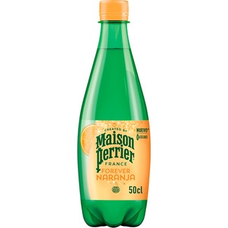 MAISON PERRIER orange flavour sparkling water bottle 50 cl