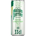 sparkling water with lime flavour, 0% sugar tin 33 cl