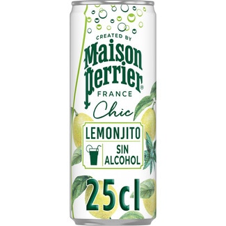 MAISON PERRIER sparkling soft drink lemon & mint flavour Lemonjito tin 25 cl