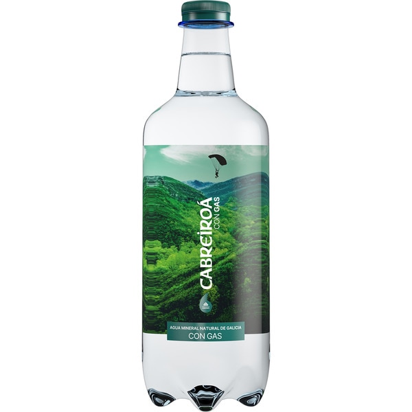 Galician sparkling natural mineral water bottle 50 cl