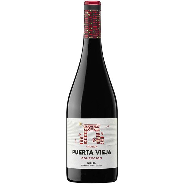 Colección vino tinto crianza DOCa Rioja botella 75 cl - Puerta Vieja