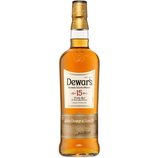 DEWAR'S whisky escocés blended 15 años botella 70 cl