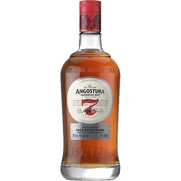 7 year Caribbean rum bottle 70 cl