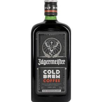JAGERMEISTER licor de hierbas con cold brew coffe botella 70 cl