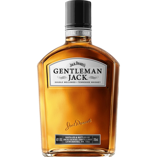 Gentleman Jack Tennessee whiskey bottle 70 cl