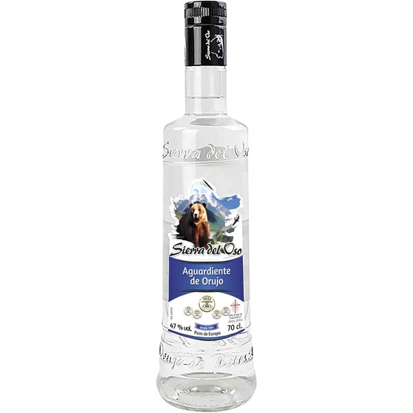 Schnaps aus Tresterschnaps Flasche 70 cl