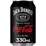 whisky and Coca-Cola mixed drink tin 33 cl