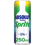 vodka with sprite tin 25 cl