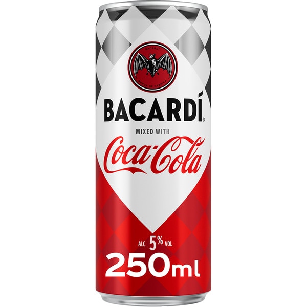 ready-to-drink rum cocktail with Coca-Cola tin 25 cl