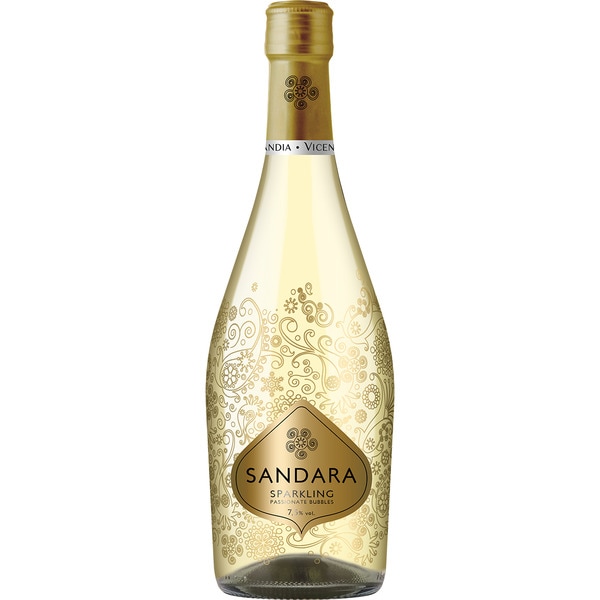 Weißwein Schaumwein mit geringem Alkoholgehalt Flasche 75 cl