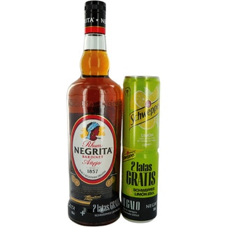 NEGRITA ron añejo botella 1 l
