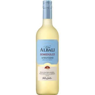 VIÑA ALBALI Semi-sweet fruity white wine DO Valdepeñas bottle 75 cl