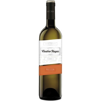 CUATRO RAYAS Weißwein Verdejo Ursprungsbezeichnung Rueda Flasche 75 cl