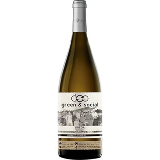 GREEN & SOCIAL vino blanco verdejo ecológico DO Rueda botella 75 cl