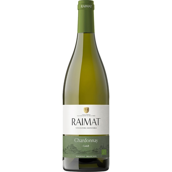 Castell vino blanco chardonnay ecológico DO Costers del Segre botella 75 cl - Raimat