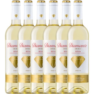 Vino blanco semidulce DOCa Rioja botella 75 cl - Diamante
