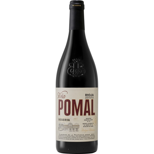 vino tinto reserva DOCa Rioja botella 75 cl - Viña Pomal