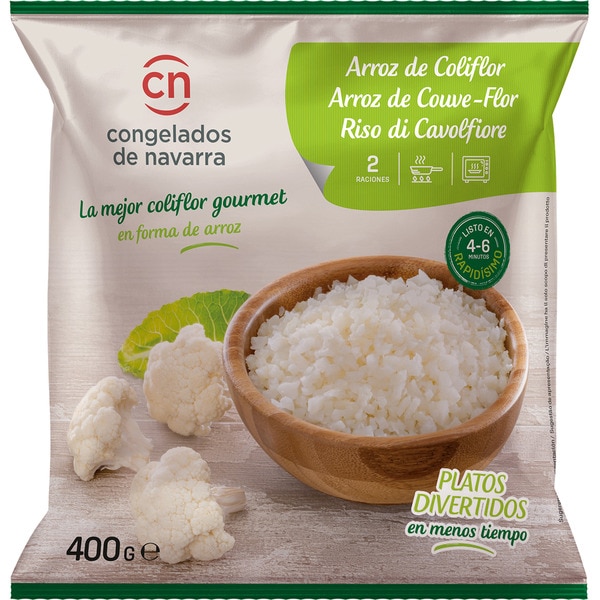 gourmet cauliflower rice bag 400 g