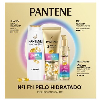 PANTENE Etui mit 1 Shampoo reinigt und revitalisiert 1 Intensiv-Weichspüler und 1 Weichspülercreme