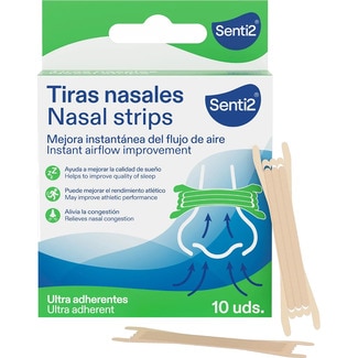 SENTI2 tiras nasales caja 10 unidades