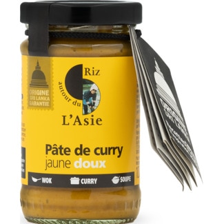 Autour du Riz Pasta de Caril Amarelo Suave frasco 100 g