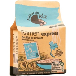 Autour du Riz Noodles Ramen de Arroz Branco embalagem 280 g
