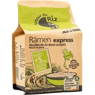 Autour du Riz Noodles Ramen de Arroz Semi Integral embalagem 280 g