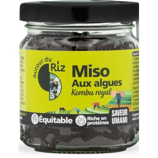 Autour du Riz Miso Algas Kobu frasco 200 g