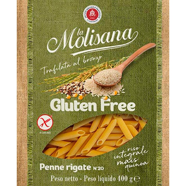 Penne Rigate sem Glúten embalagem 400 g
