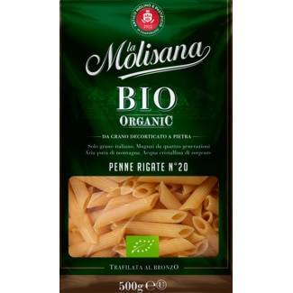 La Molisana Penne Rigate Bio embalagem 500 g